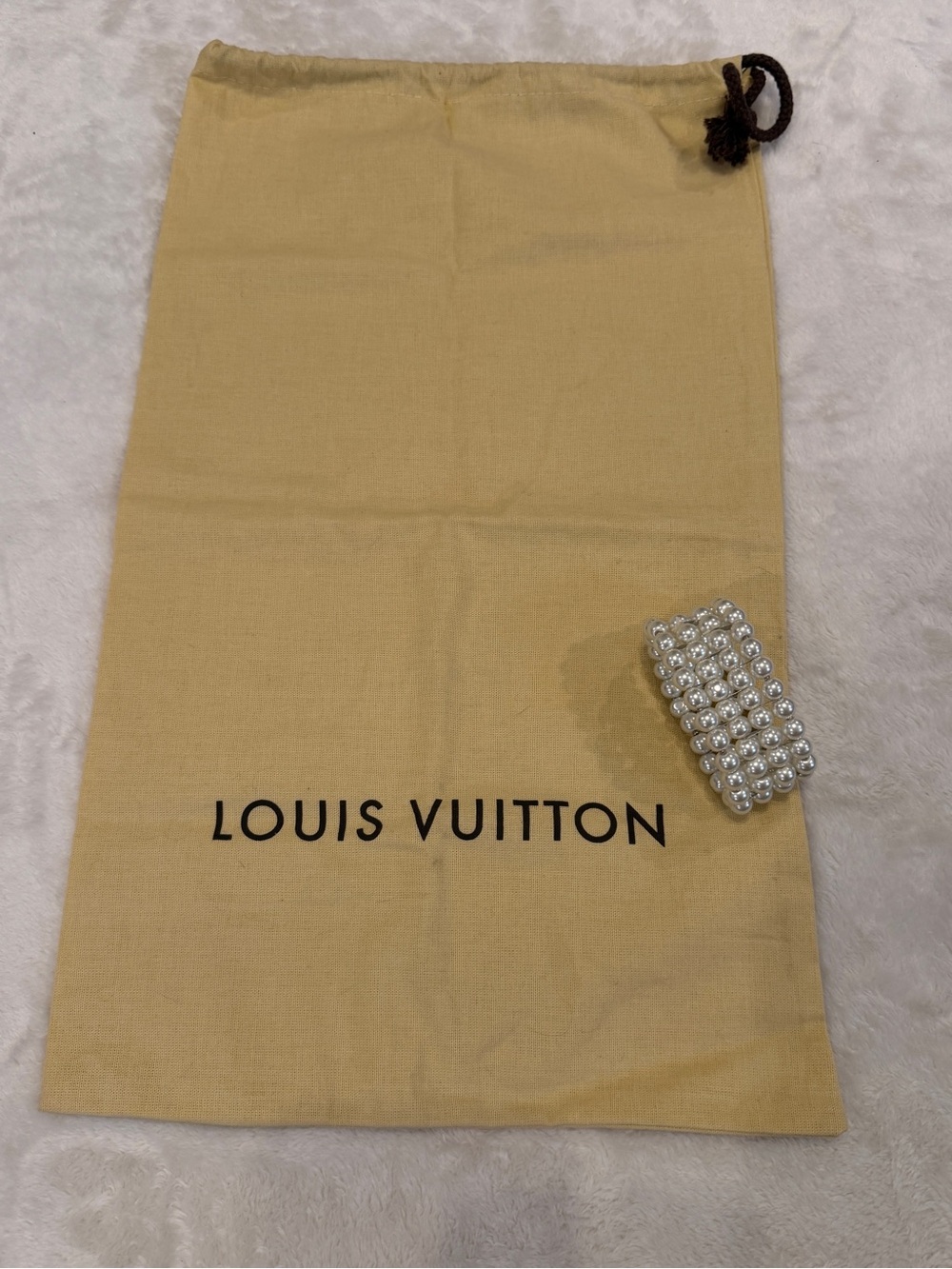 Authentic Louis Vuitton Large Dust Bag Pouch Storage Sleeve 14x8